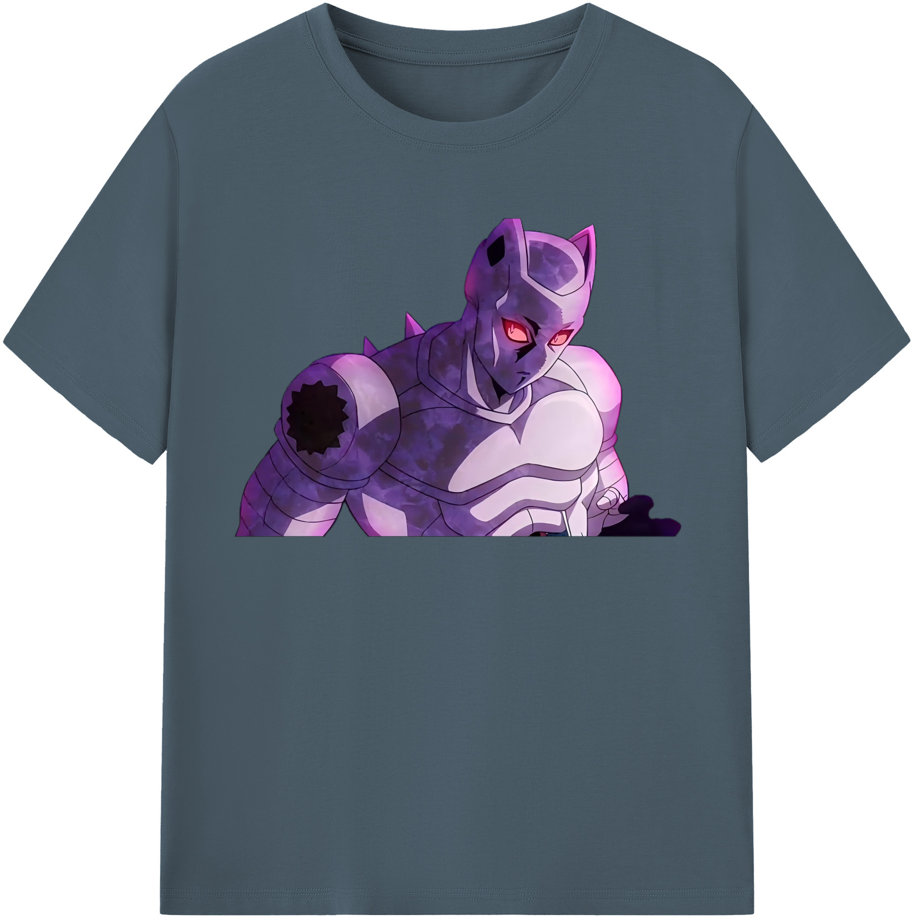 （画像用） ジョジョの奇妙な冒険 きら よしかげ JoJo's Bizarre Adventure Kira Yoshikage 綿100％半袖Tシャツ（フロントプリント）